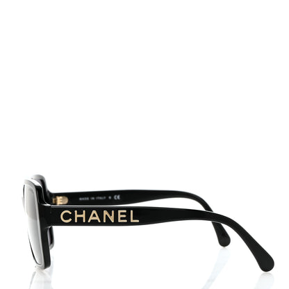 Chanel Acetate Square Sunglasses 5408-A Black 3 of 8