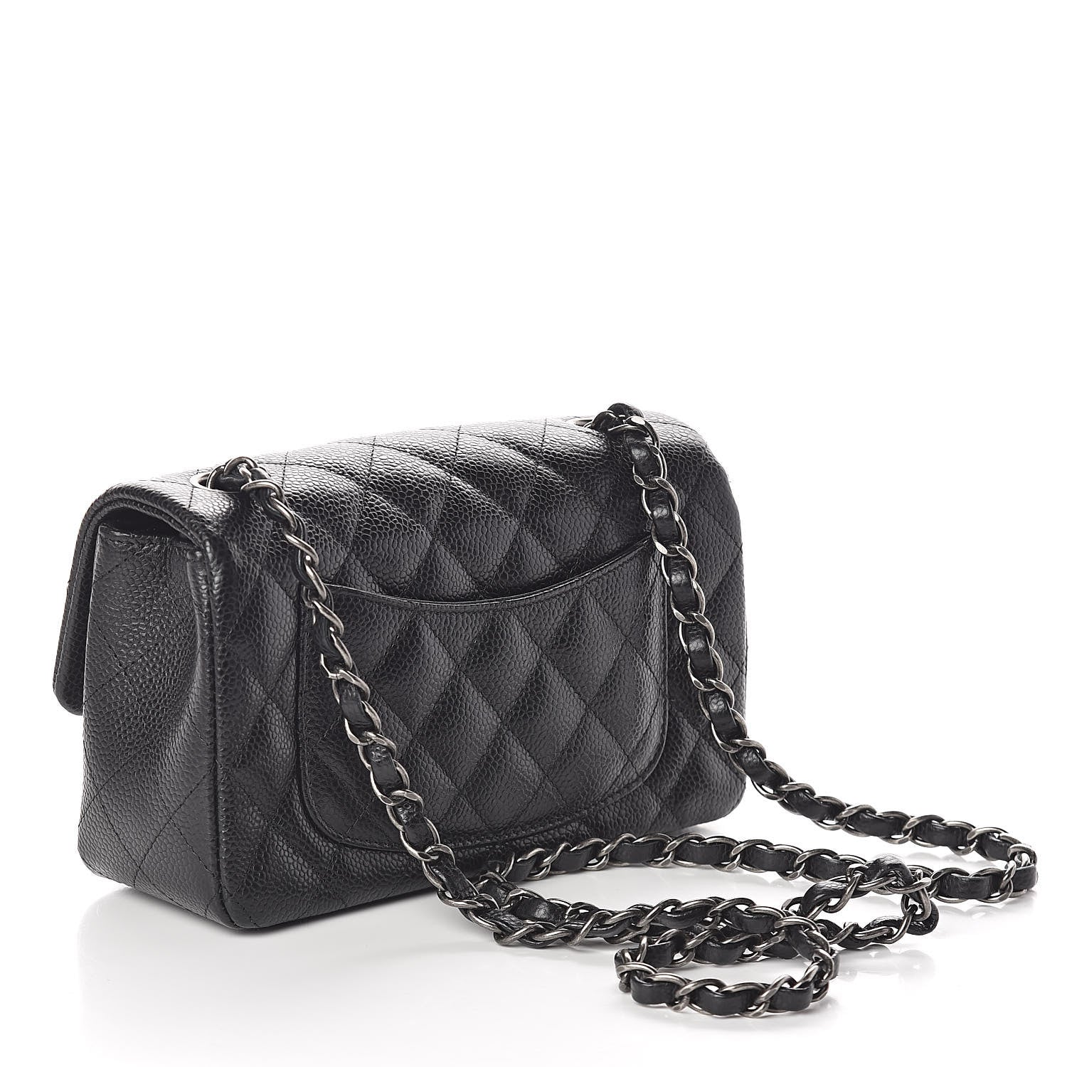 Chanel Caviar Quilted Mini Rectangular Flap Black 3 of 10