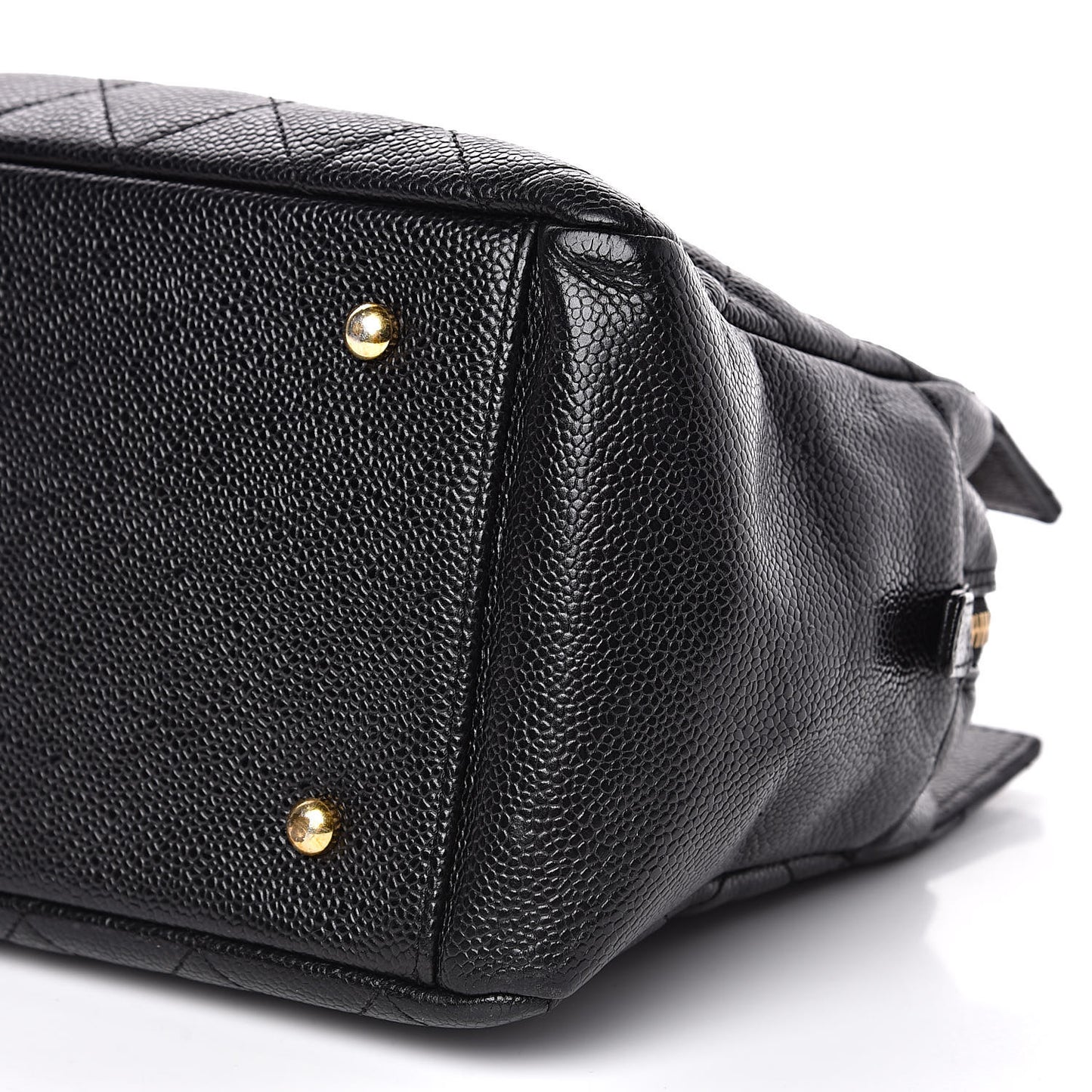 CHANELCaviarQuiltedPetitTimelessTotePTTBlack