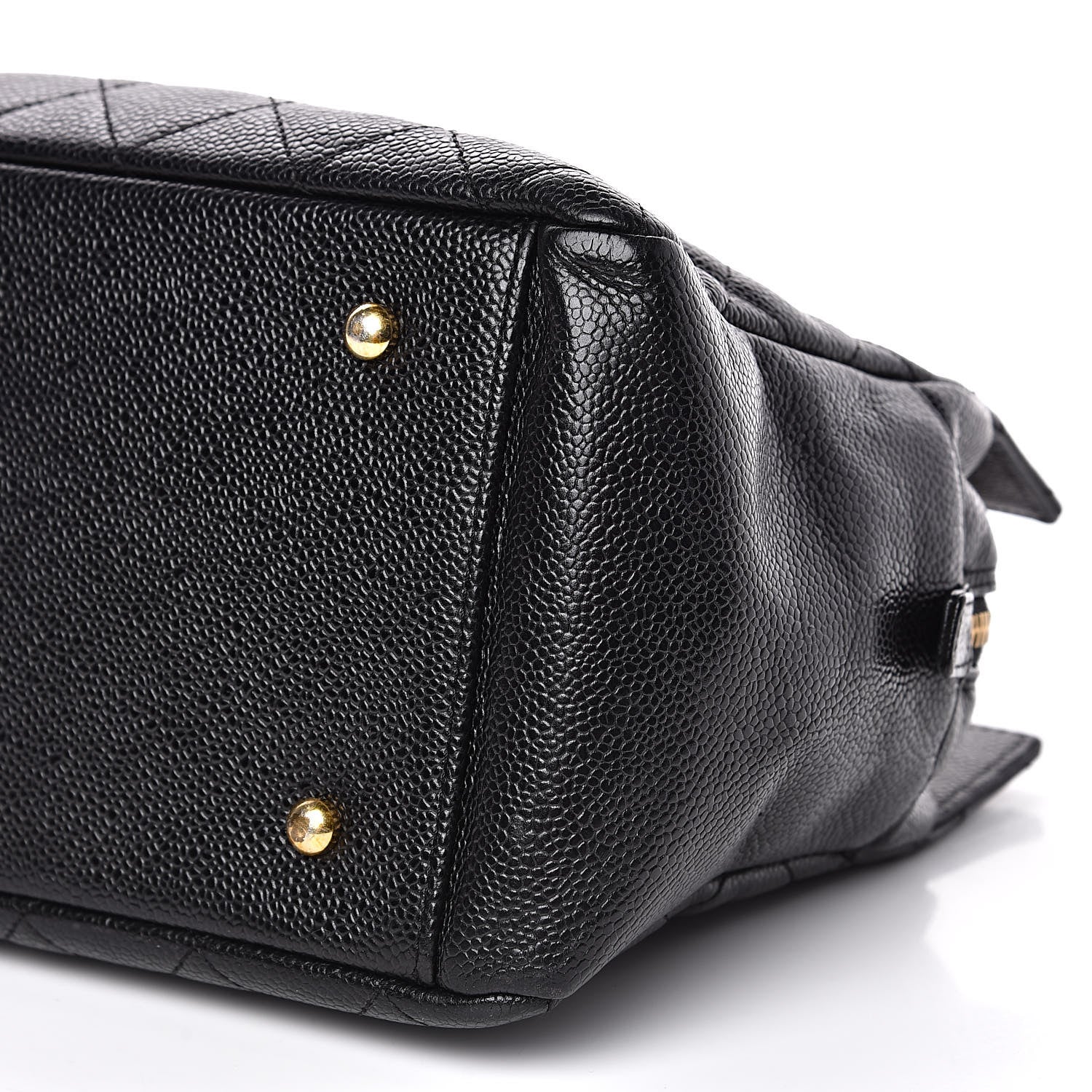 Chanel CHANELCaviarQuiltedPetitTimelessTotePTTBlack 8 of 13