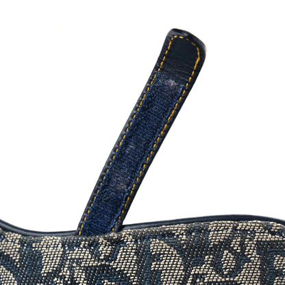 Christian Dior Monogram Saddle Bag Blue 17 of 17