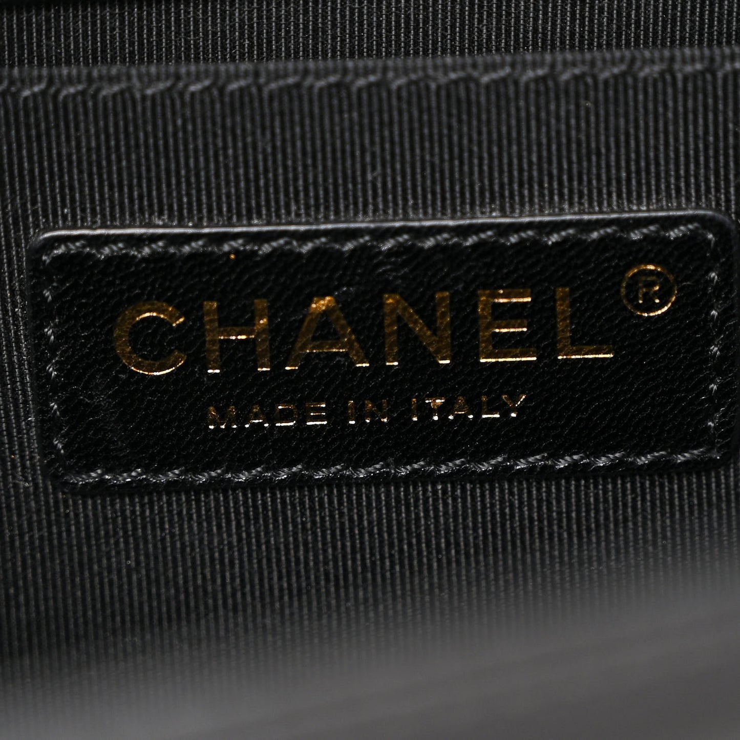 Lambskin Quilted Medium Boy Flap Black