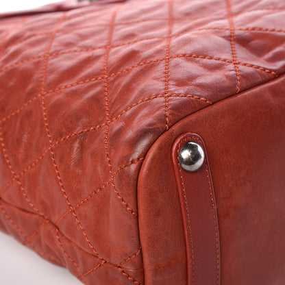 Chanel Iridescent Calfskin Large In The Mix Tote Red 5 of 17