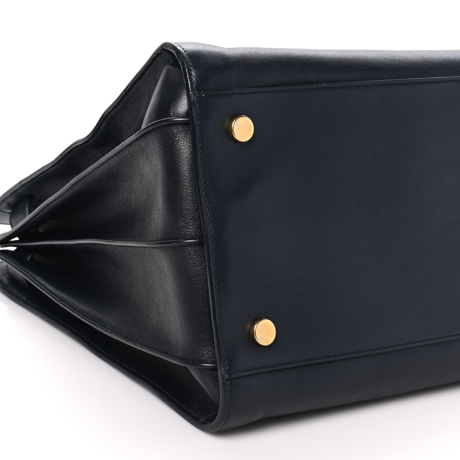 Saint Laurent Calfskin Large Sac de Jour Carryall  Navy Blue 8 of 9