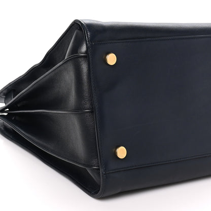 Saint Laurent Calfskin Large Sac de Jour Carryall  Navy Blue 8 of 9