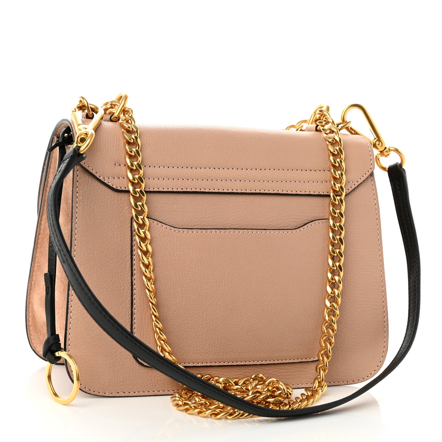 Goatskin Medium Mily Shoulder Bag Biscotti Beige