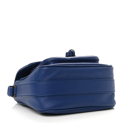 Bottega Veneta Nappa Intrecciato Mini Saddle Crossbody Blue 4 of 11