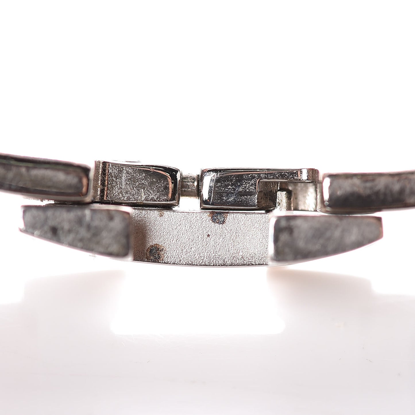 Enamel Narrow Clic Clac H Bracelet GM Black