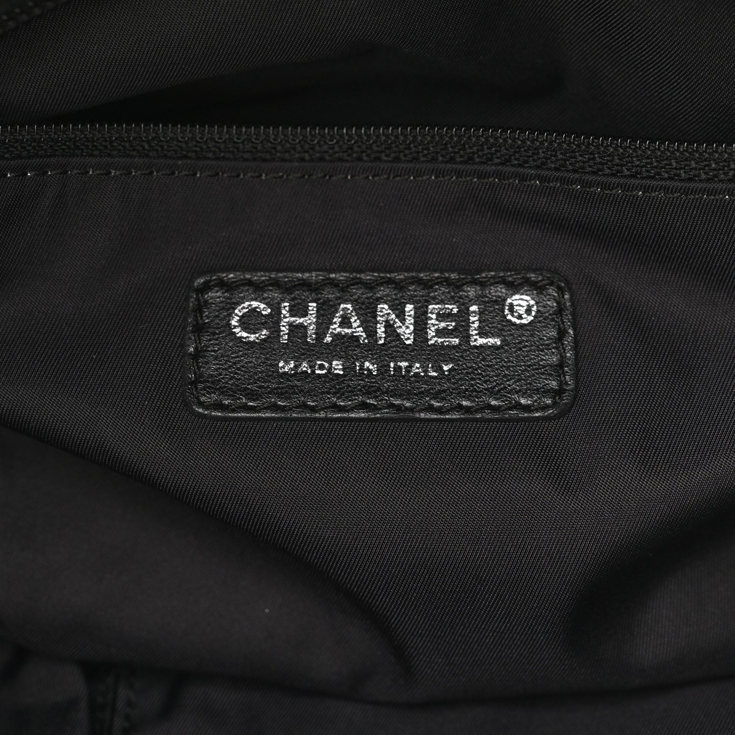 Coated Canvas Quilted Small Paris Biarritz Tote Black