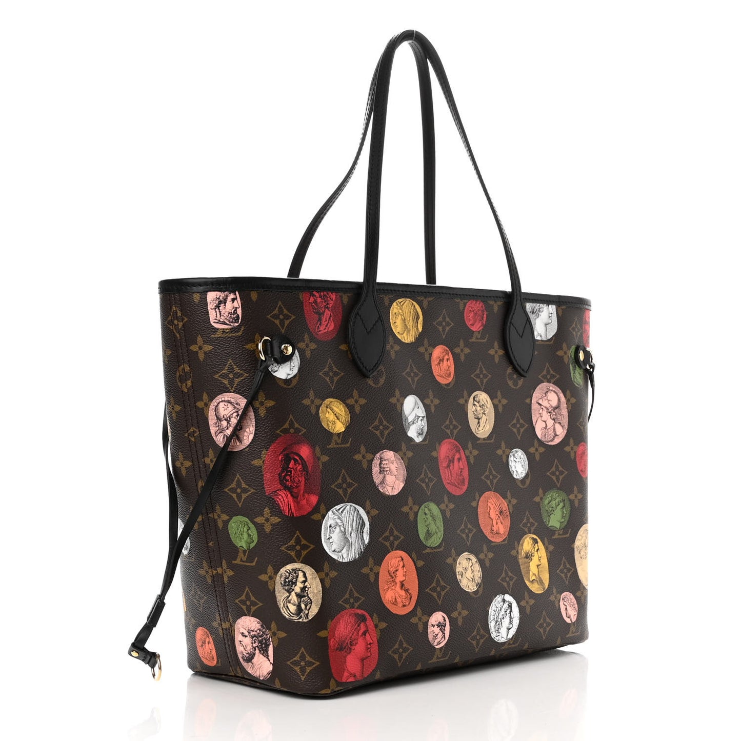 X FORNASETTI Monogram Cameo Neverfull MM