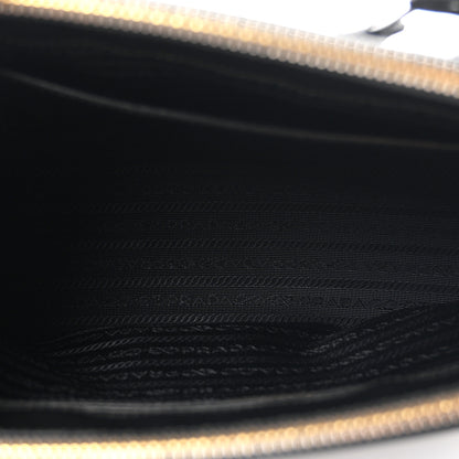 Prada Saffiano Small Galleria Double Zip Tote Black 5 of 10