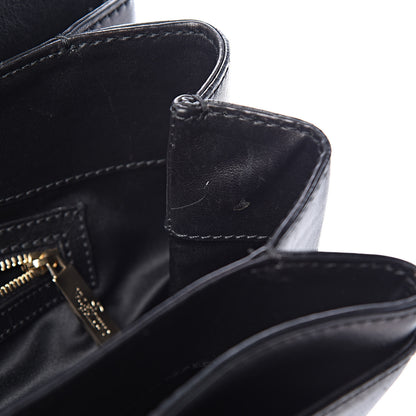 Valentino Garavani Vitello Rockstud Accordion Satchel Black 10 of 22