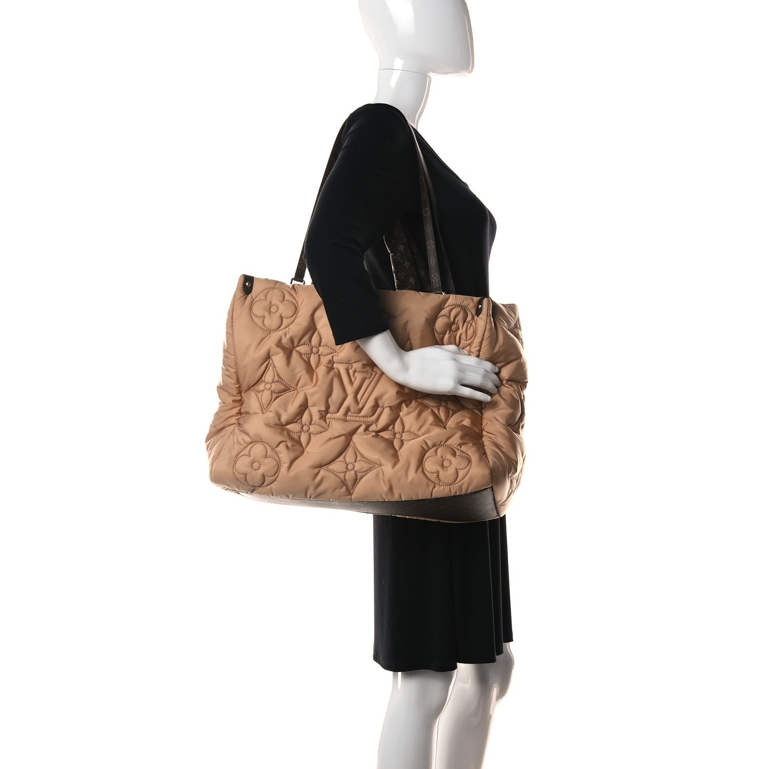 Louis Vuitton Econyl Monogram Pillow Giant Onthego GM Beige 2 of 8