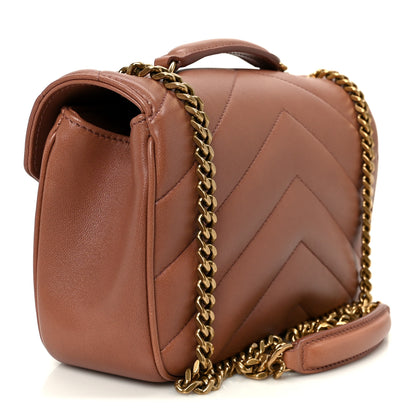 Saint Laurent Lambskin Chevron Quilted Small Loulou Hortensia 4 of 14