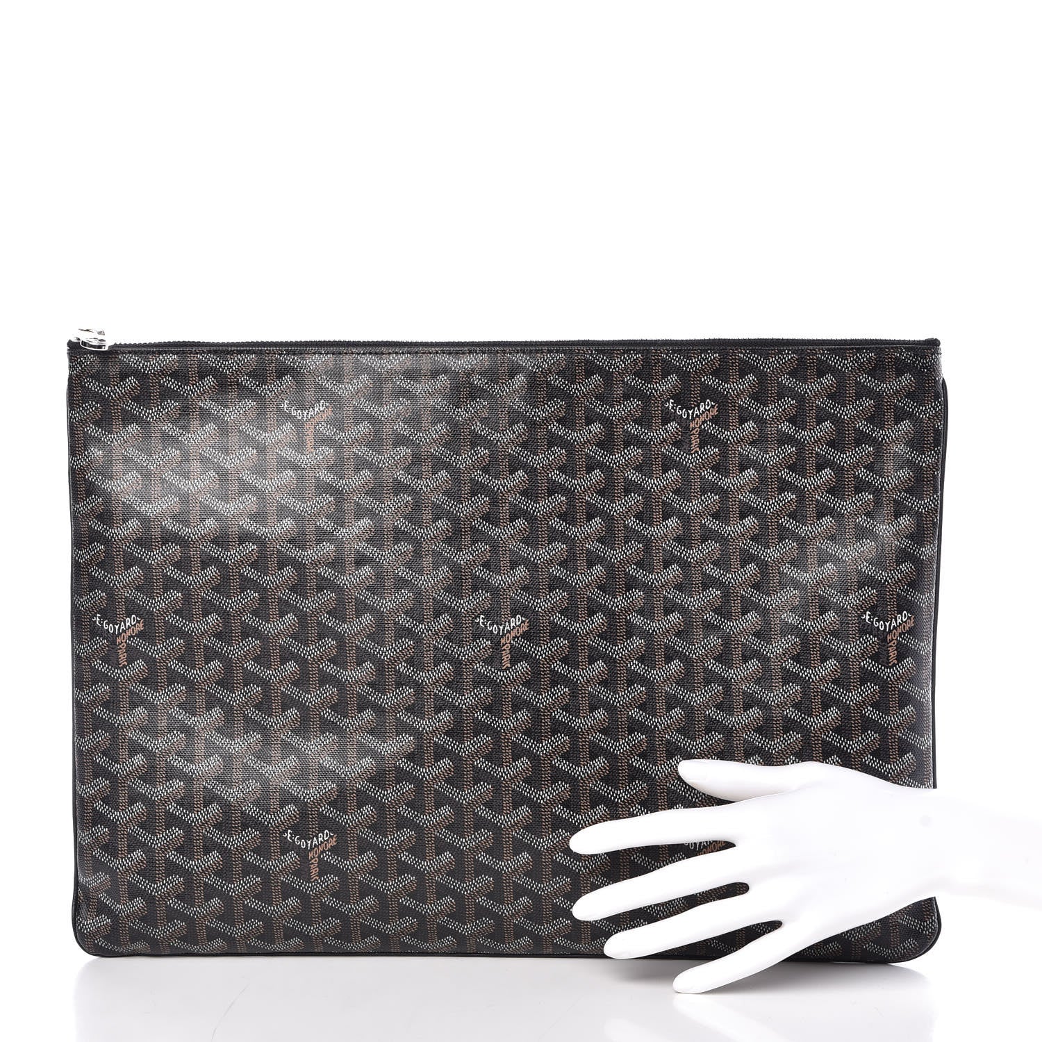 Goyard Goyardine Senat Pochette GM Black 2 of 6