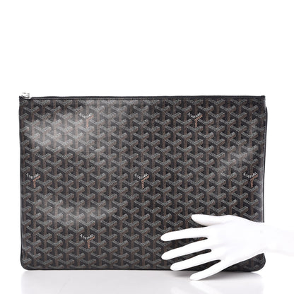 Goyard Goyardine Senat Pochette GM Black 2 of 6