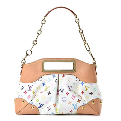 Louis Vuitton Monogram Multicolor Judy MM White 1 of 17