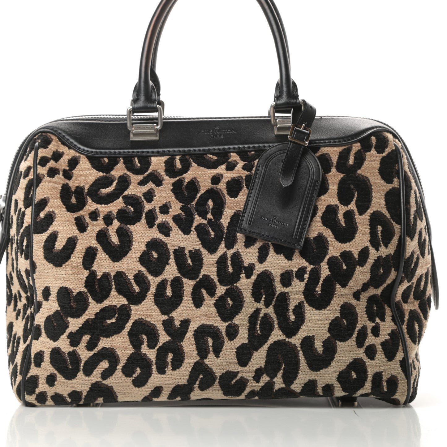 Jacquard Velvet Leopard Print Stephen Sprouse Speedy