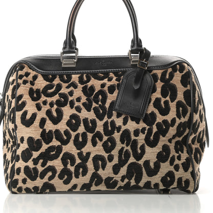 Louis Vuitton Jacquard Velvet Leopard Print Stephen Sprouse Speedy 8 of 14