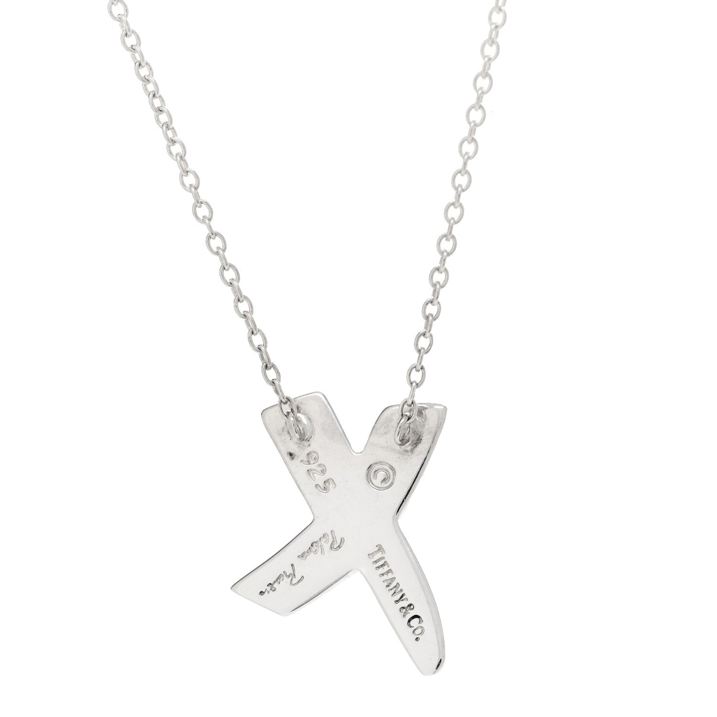 Sterling Silver Paloma Picasso Graffiti X Pendant Necklace