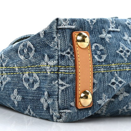 Louis Vuitton Monogram Denim Baggy PM Blue 7 of 8