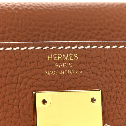 Hermes Togo Kelly Retourne 28 Gold 6 of 11