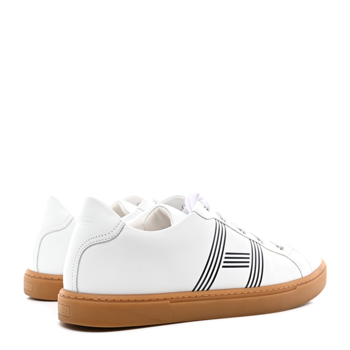 Calfskin Mens Advantage Sneakers 43 White Black