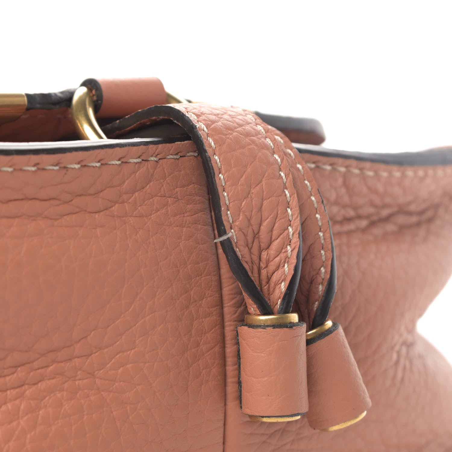 Chloe Calfskin Mini Marcie Satchel Muled Brown 5 of 5