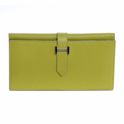 Hermes Chevre Mysore Bearn Wallet Vert Anis 1 of 8