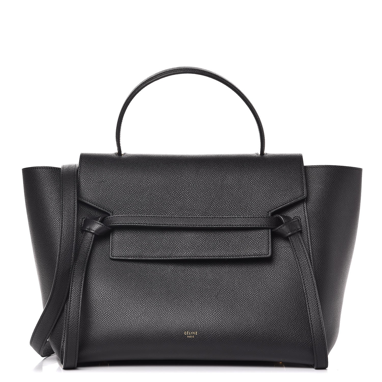 Celine Grained Calfskin Mini Belt Bag Black 1 of 11