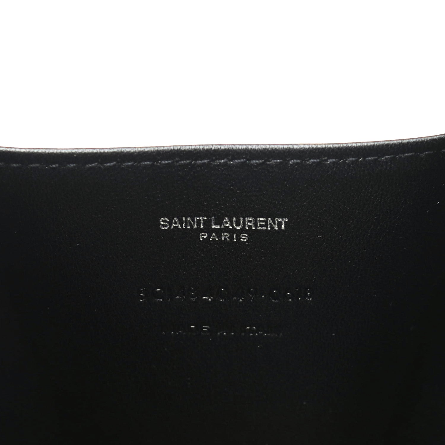 Saint Laurent Swarovski Crystal Heart Love Box Clutch Bag Silver 6 of 6