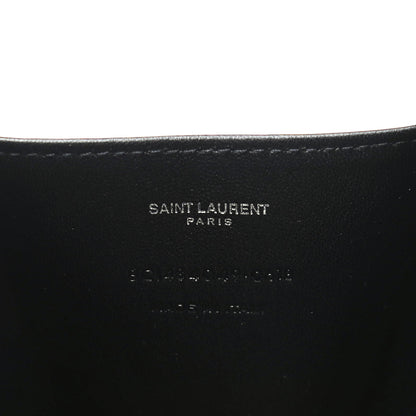 Saint Laurent Swarovski Crystal Heart Love Box Clutch Bag Silver 6 of 6