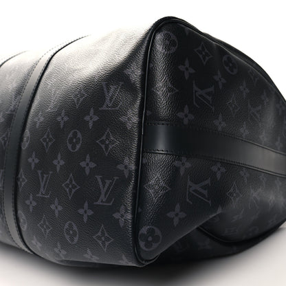 Louis Vuitton Monogram Eclipse Keepall Bandouliere 45 8 of 10