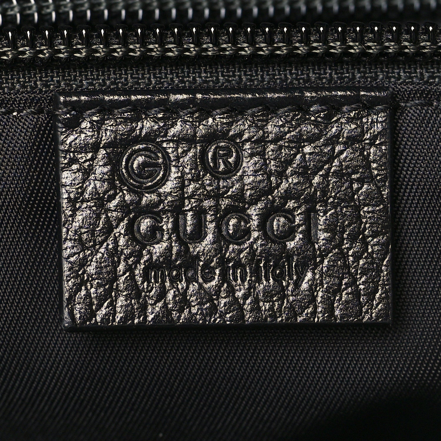 Gucci Nylon Monogram Tote Black 6 of 9