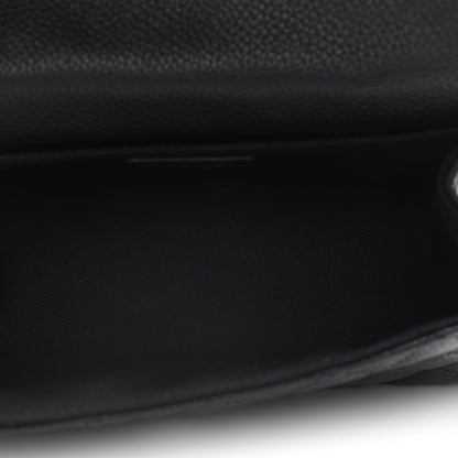 Chanel Grained Calfskin Quilted 2.55 Reissue Flap Belt Bag Clutch Black 5 of 10