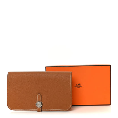 Hermes Togo Dogon Duo Wallet Gold 12 of 12