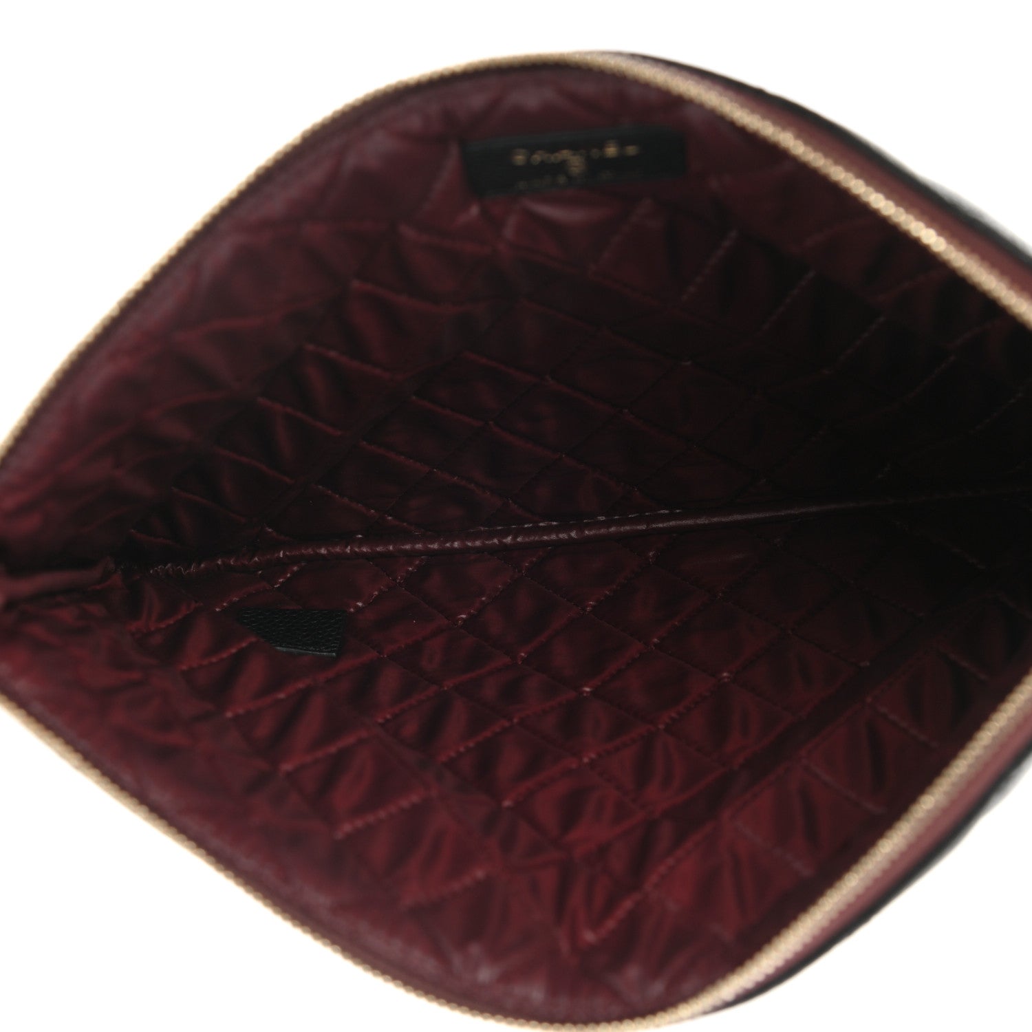 Chanel Caviar Quilted Medium Cosmetic Case Black 5 of 7
