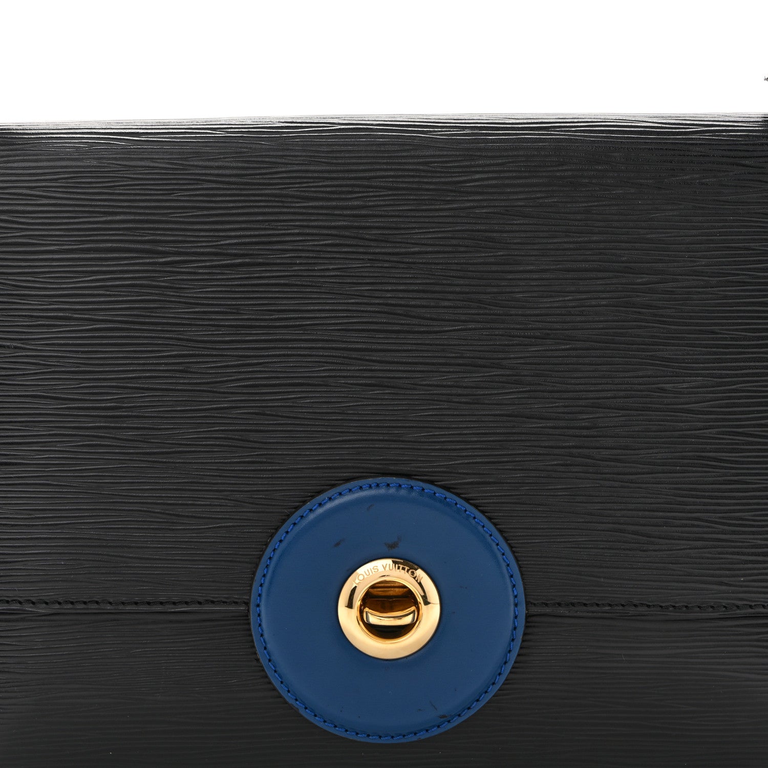 Louis Vuitton Epi Sac Friedland Black Blue 8 of 16