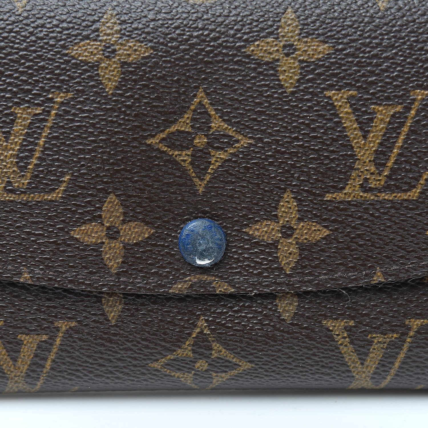 Louis Vuitton Monogram Emilie Wallet Blue 15 of 21