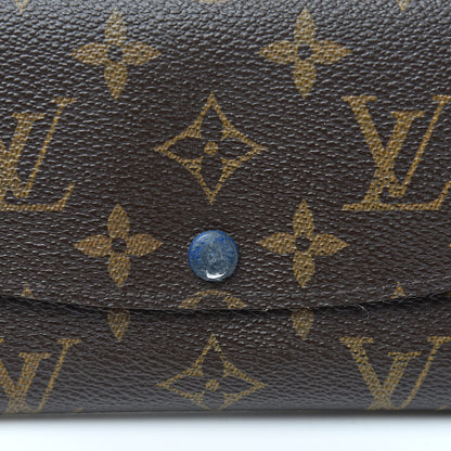 Louis Vuitton Monogram Emilie Wallet Blue 15 of 21