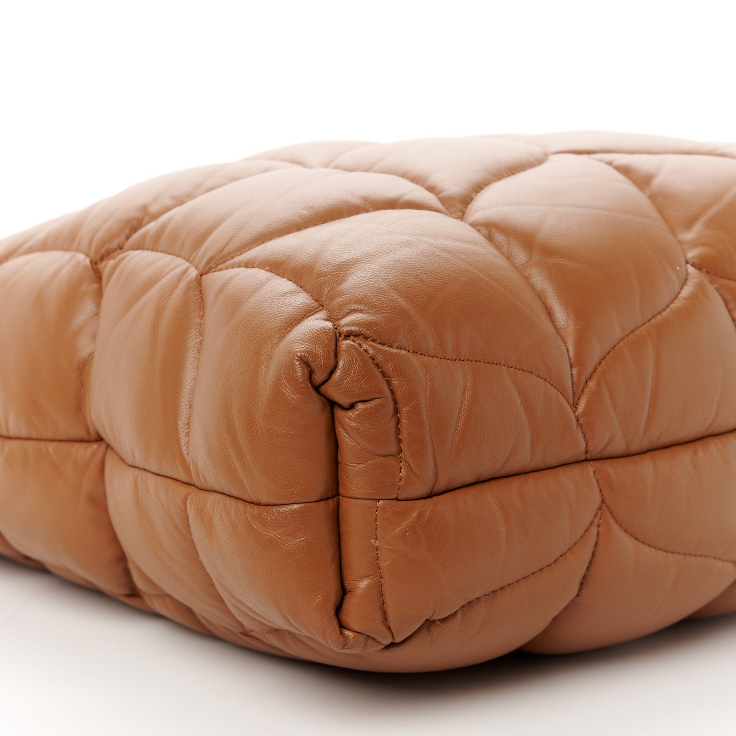 Mulberry Nappa Pillow Quilted Big Softie Tote Tobacco Brown 8 of 9