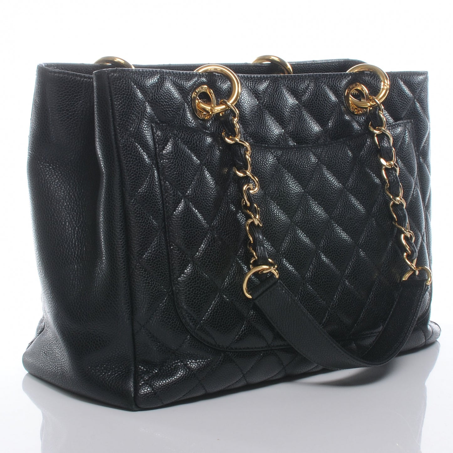 Caviar Grand Shopping Tote GST Black