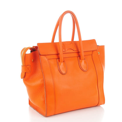 Celine Smooth Calfskin Mini Envelope Luggage Orange 3 of 9