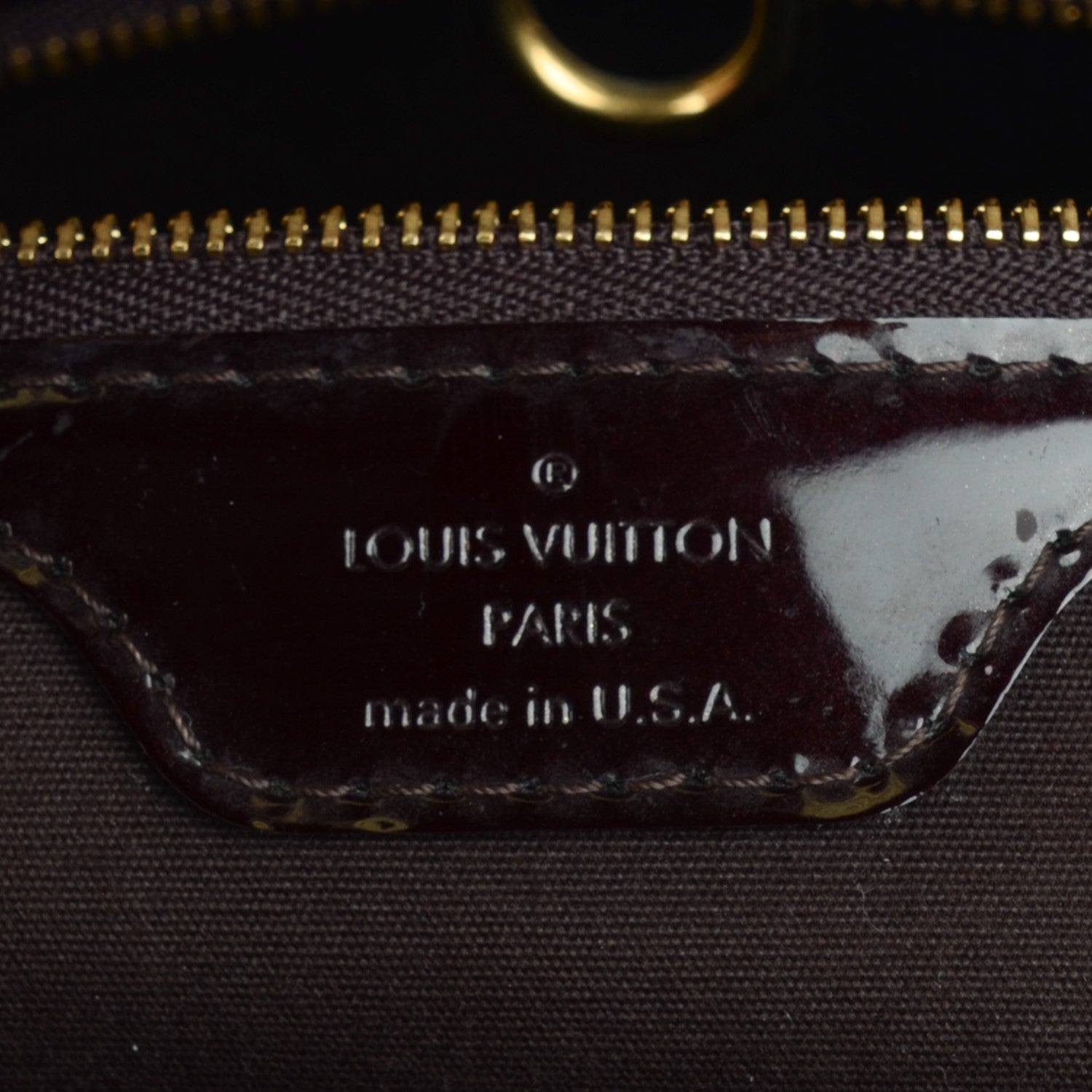 Louis Vuitton Vernis Wilshire PM Amarante 6 of 8