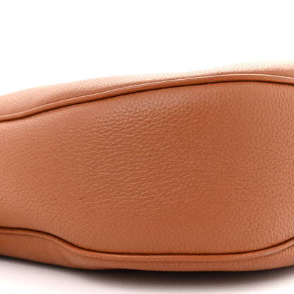 Celine Supple Calfskin Medium Triomphe Heloise Shoulder Bag Tan 9 of 12