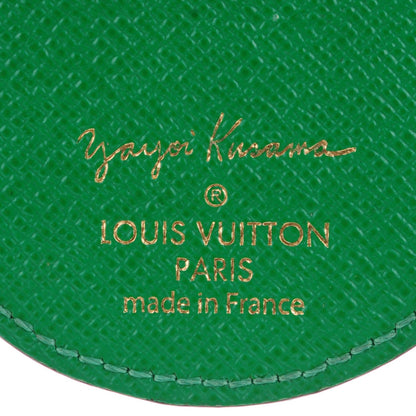 Louis Vuitton Monogram Kusama Pumpkin Dots Key Ring Green 4 of 6