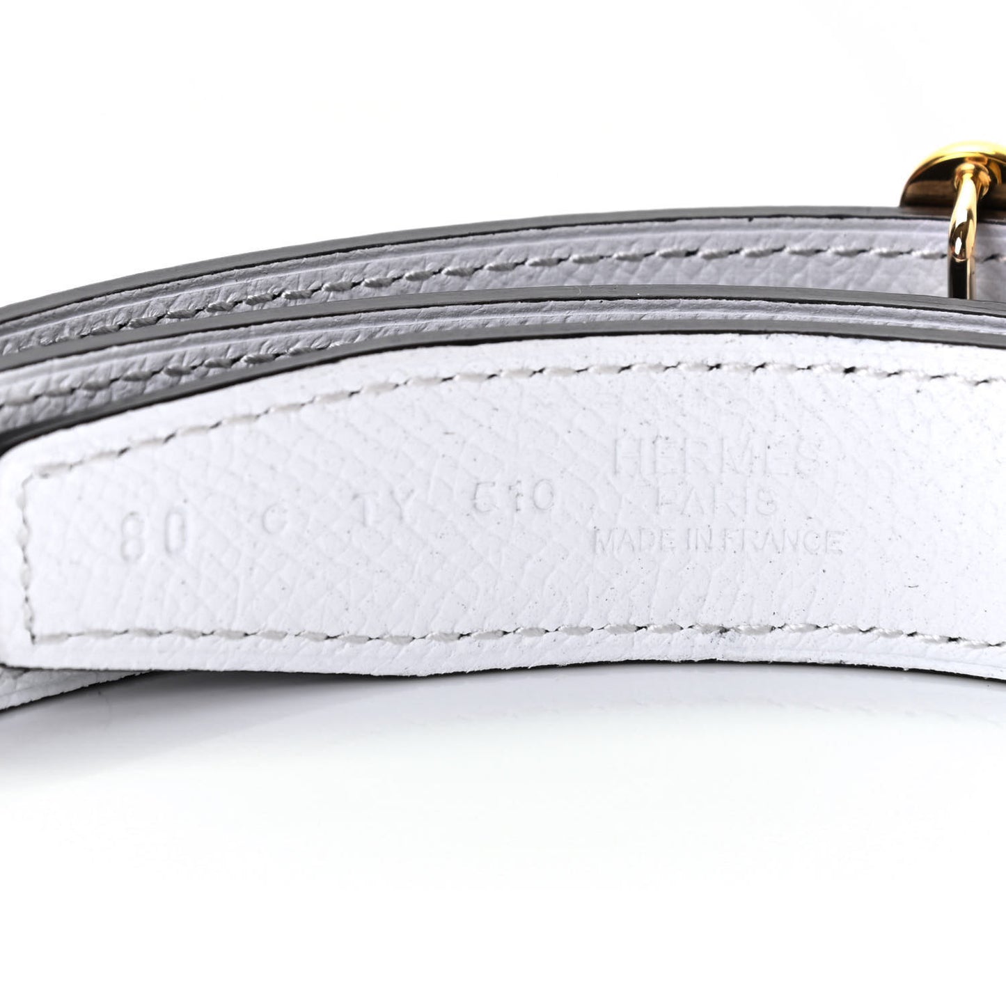Swift Epsom 24mm Bubbles H Belt 80 Black White