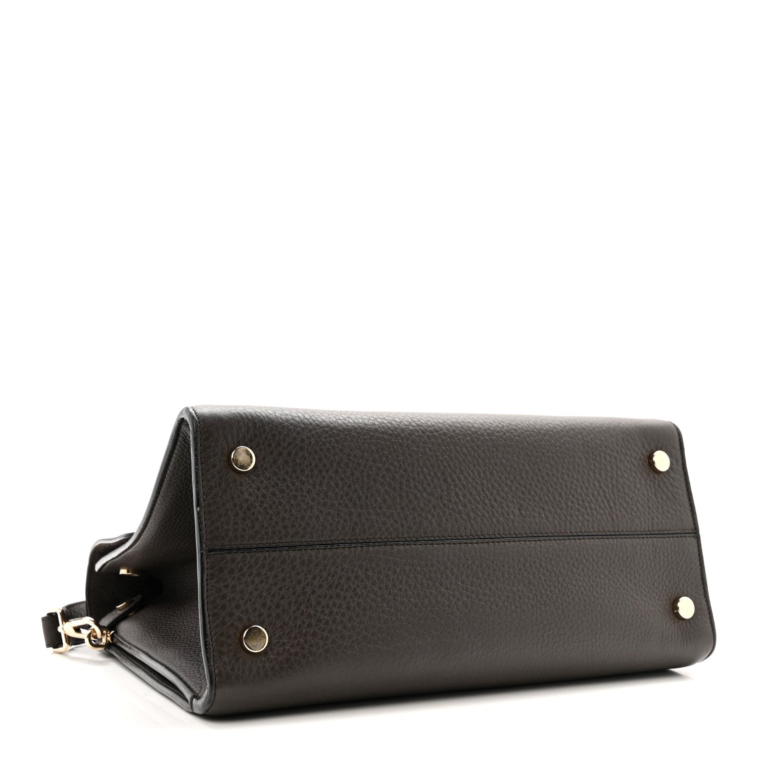 Christian Dior Grained Calfskin Medium Diorever Flap Dark Brown 4 of 14