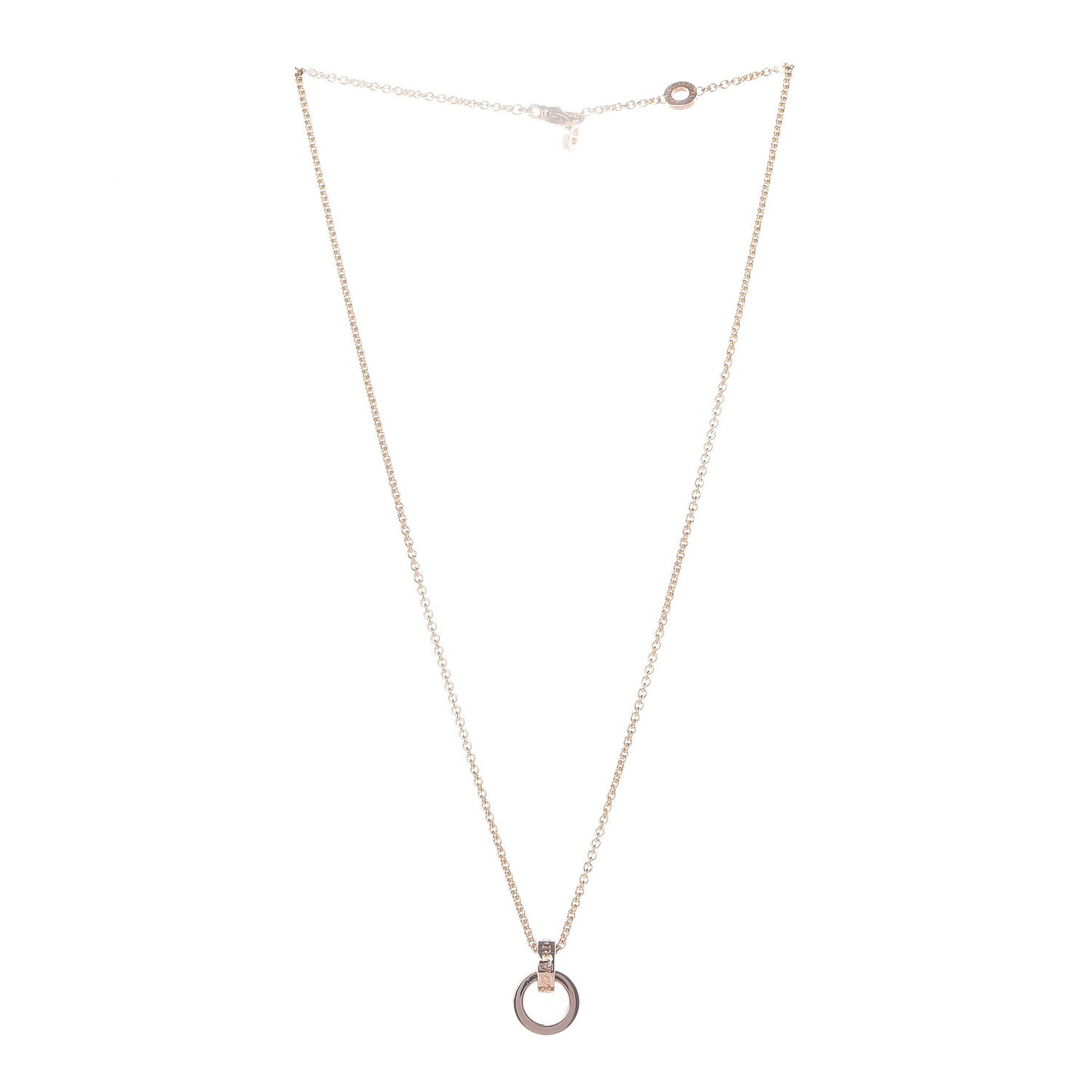 18K Rose Gold Amethyst Pink Tourmaline BVLGARI BVLGARI Pendant Necklace