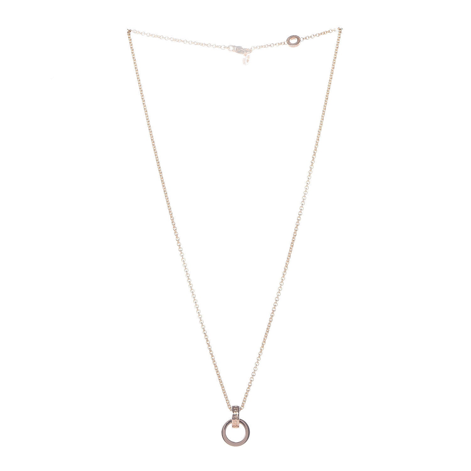 Bulgari 18K Rose Gold Amethyst Pink Tourmaline BVLGARI BVLGARI Pendant Necklace 3 of 11